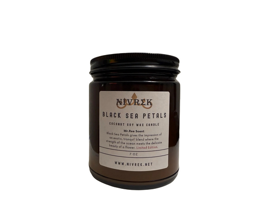 Black Sea Petals - Coconut Soy Wax Candle