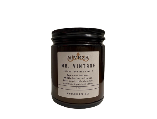 Mr. Vintage - Coconut Soy Wax Candle